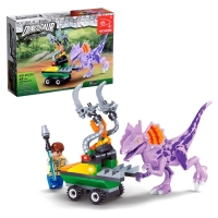 Конструктор Диноленд «Сражение с велоцираптором», 83 детали Конструктор Диноленд «Сражение с велоцираптором», 83 детали
