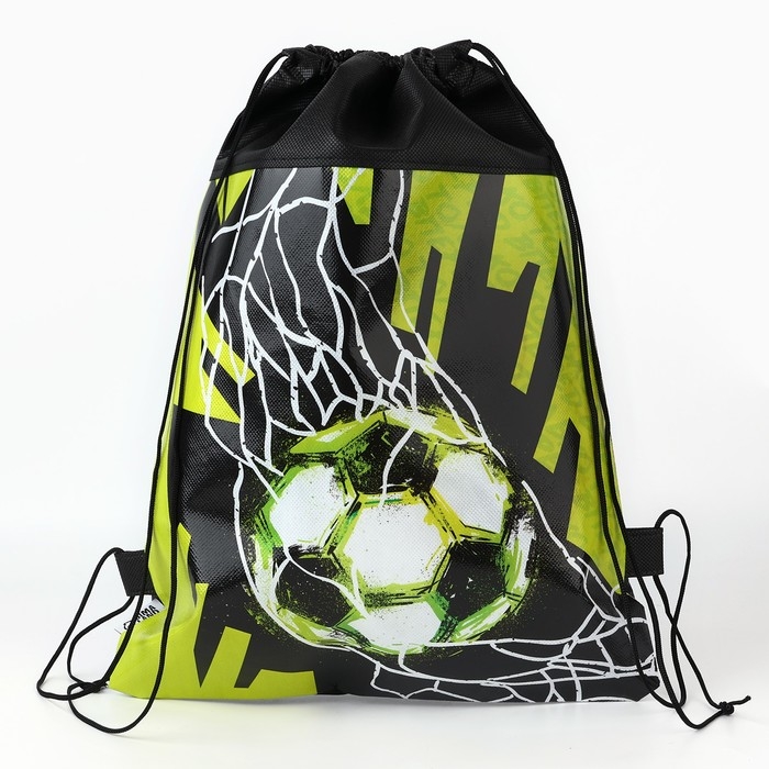 Мешок для обуви &laquo;Футбол&raquo;  полиэстер, размер 30 х 40 см