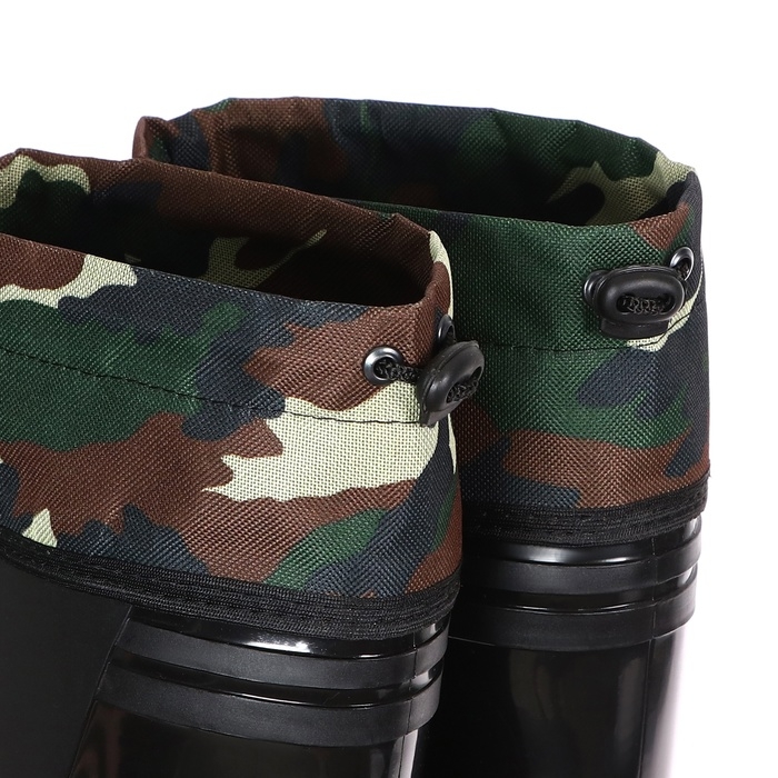 Сапоги мужские C-10М, ПВХ, черные, надставка МИКС, размер 44 (285)