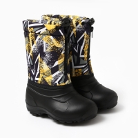 Сапоги детские, цвет черный/надставка МИКС, размер 29/30 Сапоги детские, цвет черный/надставка МИКС, размер 29/30