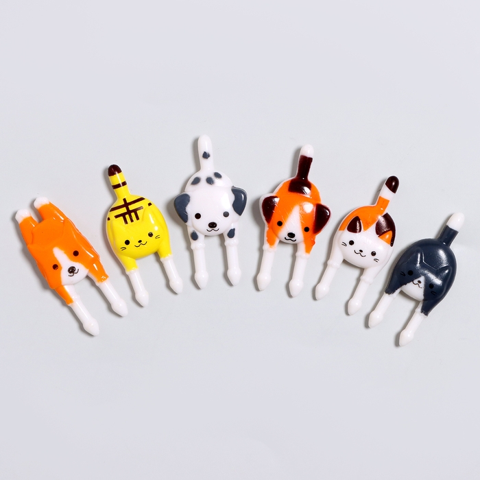 Шпажки &laquo;Зоо&raquo;, набор 7 шт.