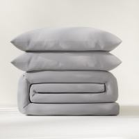 Постельное бельё LoveLife евро "Gray mist" 200х215 см, 225х240 см, 50х70&plusmn; 3 см-2 шт, микрофибра 85 гр