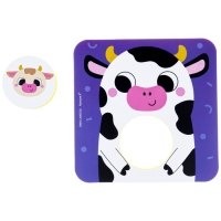 Мягкий пазл для малышей &laquo;Кто чей малыш?&raquo;, 8 пазлов, Крошка Я