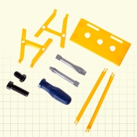 Набор инструментов «Плотник», 7 элементов, цвет МИКС Набор инструментов «Плотник», 7 элементов, цвет МИКС