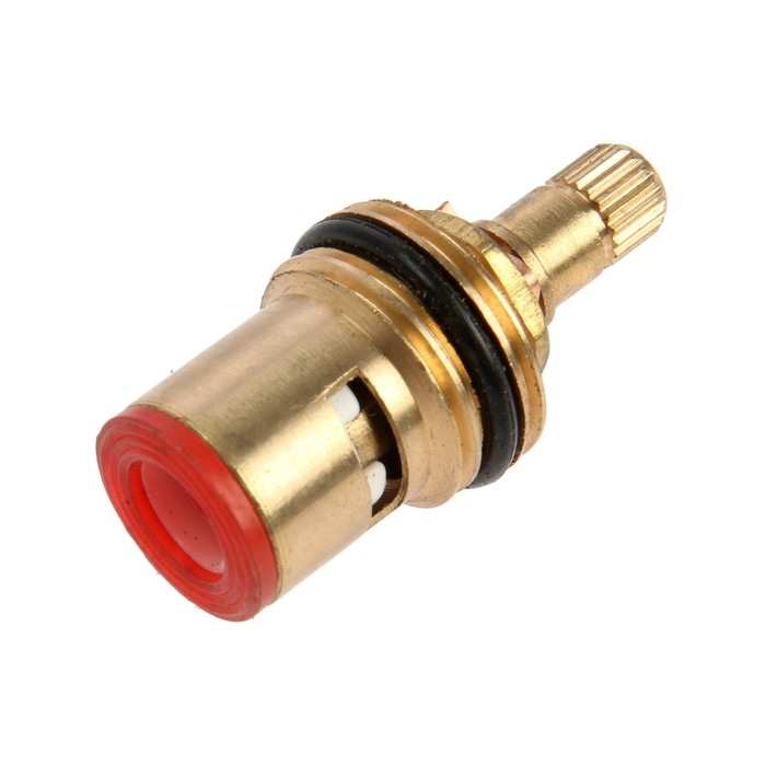 Кран-букса ZEIN, 1/2 Кран-букса ZEIN, 1/2" под крест, шток 8*20 шлицов, угол поворота 180 град, латунь, керамика 942158