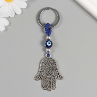 Брелок от сглаза металл "Рука Фатимы ажурная" 4,2х5,5 см Брелок от сглаза металл "Рука Фатимы ажурная" 4,2х5,5 см