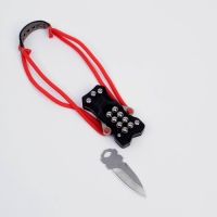 Рогатка со складным ножом "Акула" с шариками для стрельбы, металлическая, чёрная Рогатка со складным ножом "Акула" с шариками для стрельбы, металлическая, чёрная