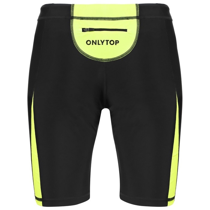 Тайтсы ONLYTOP беговые компрессионные, р. 52, цвет чёрный Тайтсы ONLYTOP беговые компрессионные, р. 52, цвет чёрный