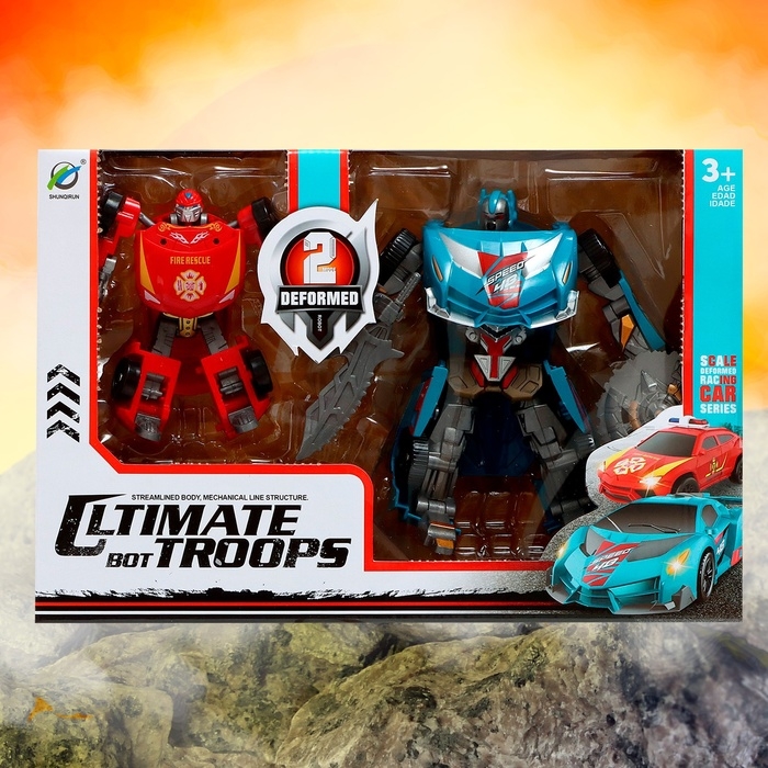 Набор роботов «Гоночные автомобили», трансформируются Набор роботов «Гоночные автомобили», трансформируются