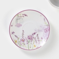 Набор керамический чайный &laquo;Прованс&raquo;, 3 предмета: чайник заварочный 370 мл, чашка 300 мл, блюдце d=15 см