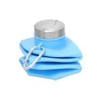 Бутылка для воды складная, 700 мл, 22 х 6.5 см, силиконовая Бутылка для воды складная, 700 мл, 22 х 6.5 см, силиконовая