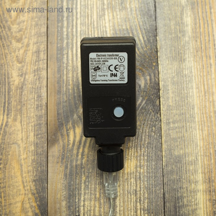 Светодиодная фигура &laquo;Олень матовый&raquo; 52 &times; 80 &times; 21 см, акрил, 80 LED, 8 режимов, 24 В, свечение белое