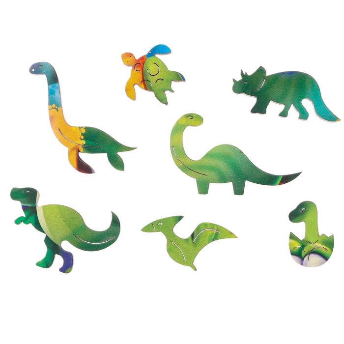 Пазл деревянный фигурный &laquo;Тирекс&raquo;, 67 элементов