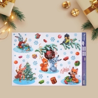 Наклейки новогодние на окна &laquo;Загадай желание&raquo;, 50 х 70 см, Новый год