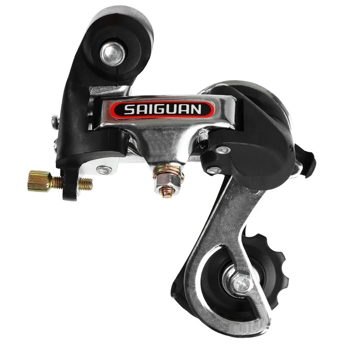 Переключатель задний Saiguan HG-05A недискретный короткая лапка, ёмкость 28T, крепление на петух Переключатель задний Saiguan HG-05A недискретный короткая лапка, ёмкость 28T, крепление на петух
