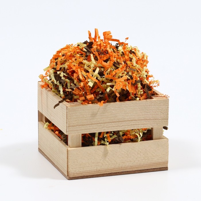 Наполнитель бумажный &laquo;Золотая осень&raquo;, коричневый, желтый, оранжевый, 50 г