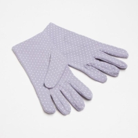 Перчатки женские MINAKU в горох, 22 см, цв. серо-голубой Перчатки женские MINAKU в горох, 22 см, цв. серо-голубой