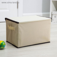 Короб стеллажный для хранения с крышкой &laquo;Лисёнок&raquo;, 39&times;25&times;25 см