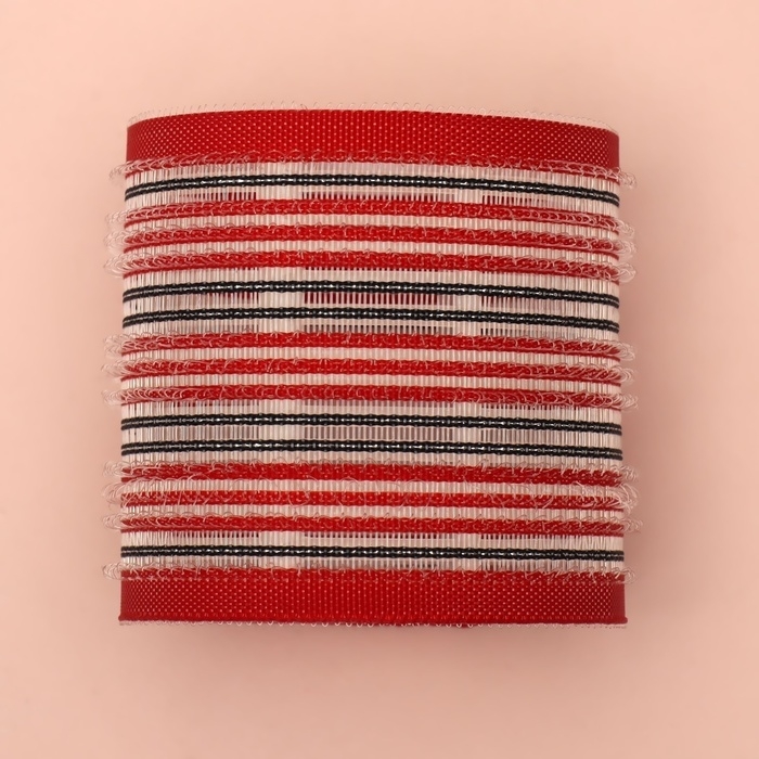 Бигуди &laquo;Липучка&raquo;, d = 6 см, в косметичке, 6 шт, цвет МИКС