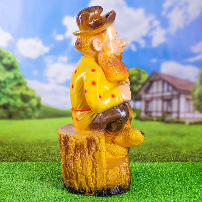 Садовая фигура Садовая фигура "Мужик с балалайкой" 65х28х33см МИКС