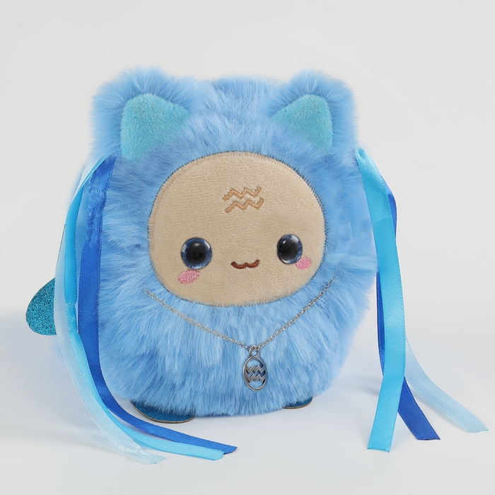 Мягкая игрушка &laquo;Зодиаки: Водолей&raquo;, с кулоном, 17 см