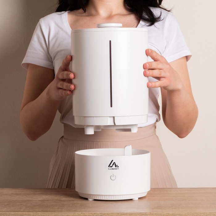 Увлажнитель воздуха Luazon HM-8, ультразвуковой, 25Вт, 4л, 20м2, белый Увлажнитель воздуха Luazon HM-8, ультразвуковой, 25Вт, 4л, 20м2, белый