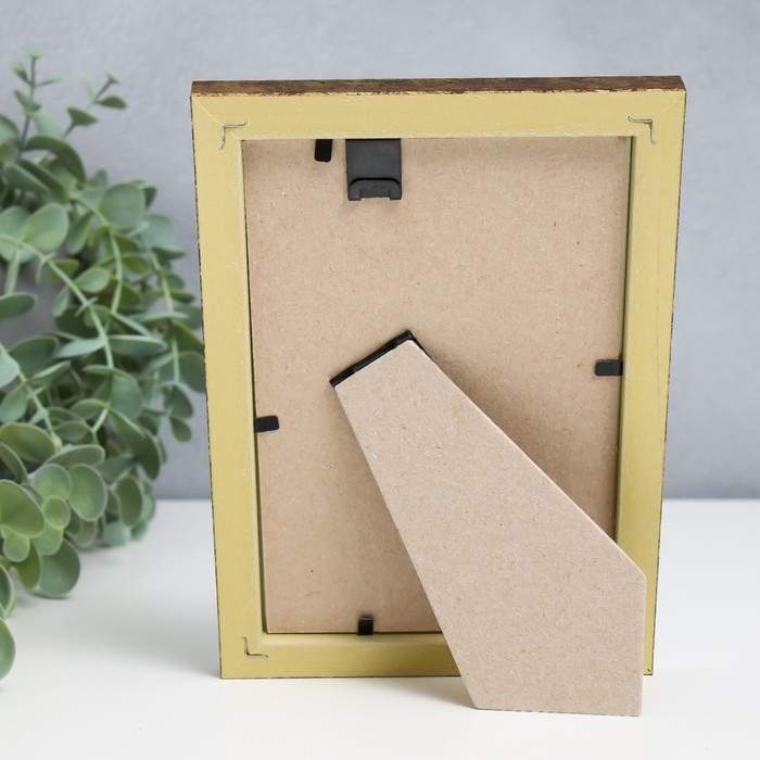 Фоторамка пластик "Камея" 10x15 см, состаренное золото