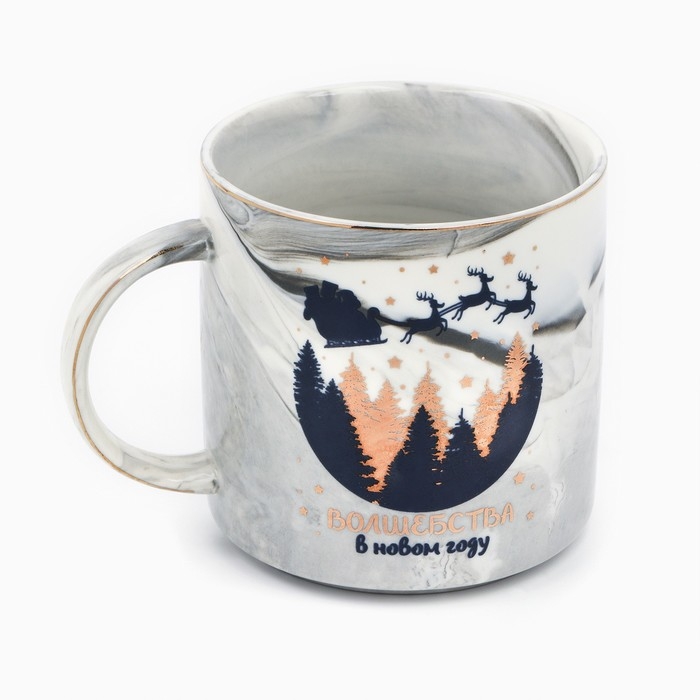 Кружка новогодняя керамическая &laquo;Согрею&raquo;, 350 мл