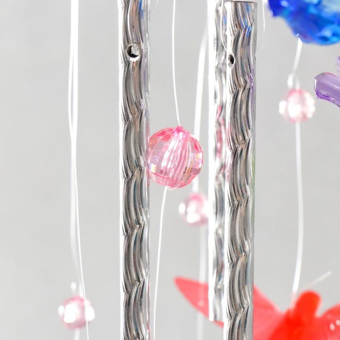 Музыка ветра пластик "Птицы" 4 трубочки + 11 фигурок 67 см МИКС