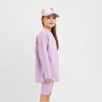 Лонгслив детский MINAKU цвет лавандовый, рост 116 см Лонгслив детский MINAKU цвет лавандовый, рост 116 см