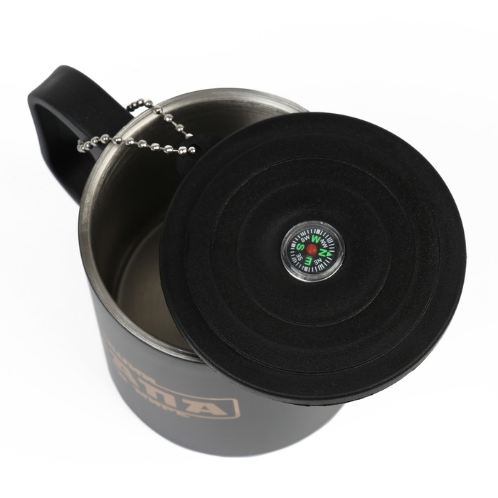 Термокружка, 180 мл, Туризм Термокружка, 180 мл, Туризм "Лучший папа в мире", сохраняет тепло 2 ч, компас