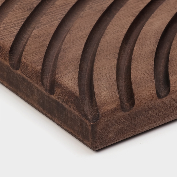 Доска разделочная для подачи Wild Kitchen, 29&times;17&times;2.5 см, граб темный