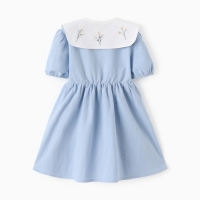 Платье для девочки MINAKU, цвет голубой, рост 86-92