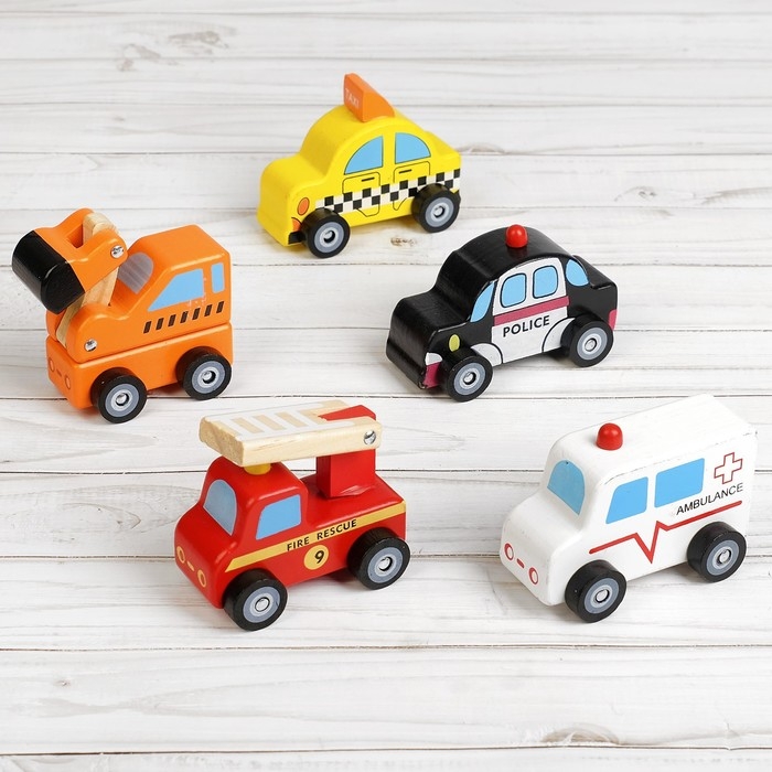 Игрушка дерево «Автомобили» МИКС Игрушка дерево «Автомобили» МИКС