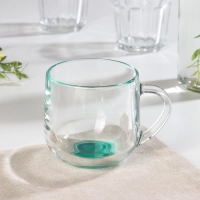 Кружка стеклянная &laquo;Грамине&raquo;, 300 мл, цвет МИКС