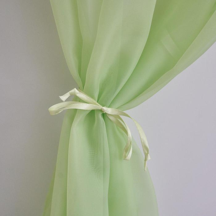 Комплект штор для кухни Witerra Византия 280х160см, св.зеленый, левая, пэ100% Комплект штор для кухни Witerra Византия 280х160см, св.зеленый, левая, пэ100%