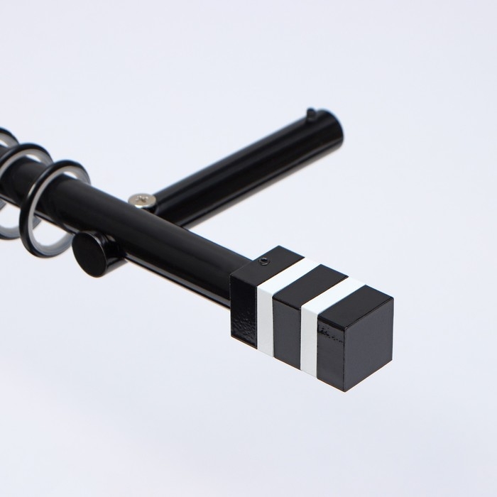 Наконечник на карниз d=19 мм &laquo;Крокус&raquo;, цвет чёрный