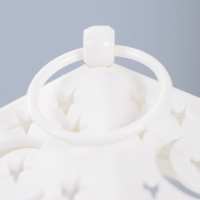 Ночник "Ночка" LED от батареек белый 11,5х11,5х16,5 см RISALUX