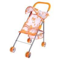 Коляска летняя для кукол &laquo;Лисички&raquo;, металлический каркас, столик