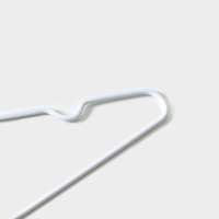 Плечики - вешалки для одежды Доляна, 29,5&times;17,5 см, 10 шт, детские, антискользящее покрытие, цвет белый