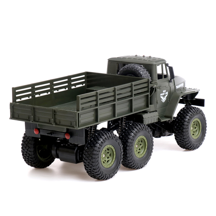 Грузовик радиоуправляемый &laquo;Фургон&raquo;, привод 4WD, работает от аккумулятора,1:16, цвет зелёный