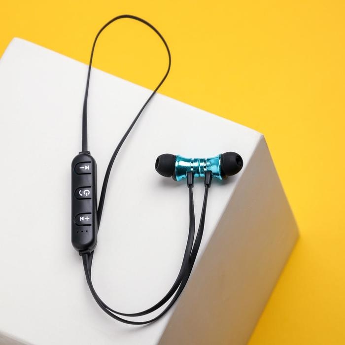 Беспроводные наушники на магните с микрофоном &laquo;Авокадо&raquo;, мод. I10 , 9 х 13,5 см.