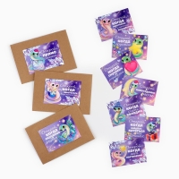 Набор новогодних конвертов &laquo;Новый год: Открой, когда...&raquo; (Новогодняя змейка), 10шт., 16 х 11,5 см