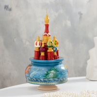 Сувенир музыкальный "Храм", тройка, ручная роспись Сувенир музыкальный "Храм", тройка, ручная роспись