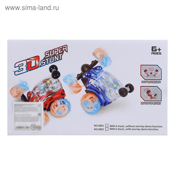 Перевёртыш радиоуправляемый &laquo;Скорость&raquo;, свет, работает от аккумулятора, МИКС