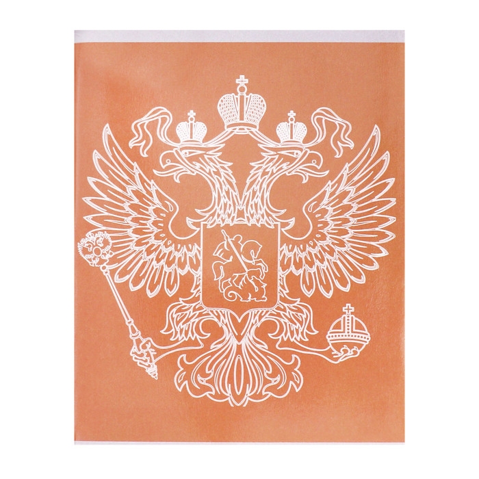 Комплект тетрадей из 4 штук, 96 листов в клетку Calligrata Комплект тетрадей из 4 штук, 96 листов в клетку Calligrata "Символика. Герб", обложка мелованный картон, глянцевая ламинация, блок офсет