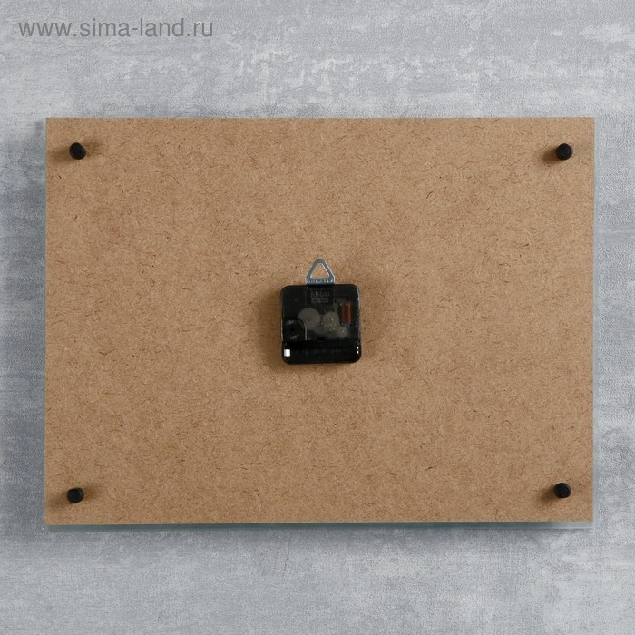 Часы настенные, серия: Цветы, Часы настенные, серия: Цветы, "Цветы в вазе", 30х40 см