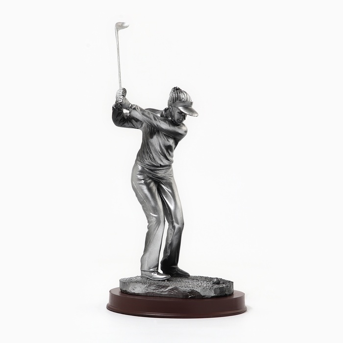 Статуэтка полистоун &laquo;Гольфист&raquo; 15,5 х 15,5 х 33,5 см