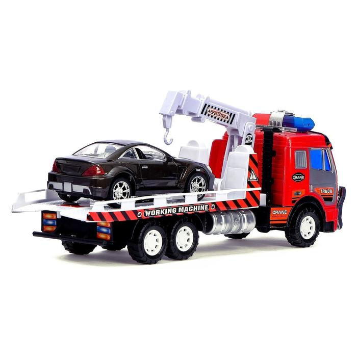 Машина инерционная &laquo;Эвакуатор&raquo;, цвета МИКС