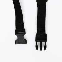 Намордник сетчатый с двойной фиксацией, размер L (длина по носу 6 см, обхват морды 25 см), чёрный Намордник сетчатый с двойной фиксацией, размер L (длина по носу 6 см, обхват морды 25 см), чёрный